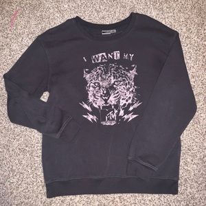 A medium MTV crew neck sweatshirt